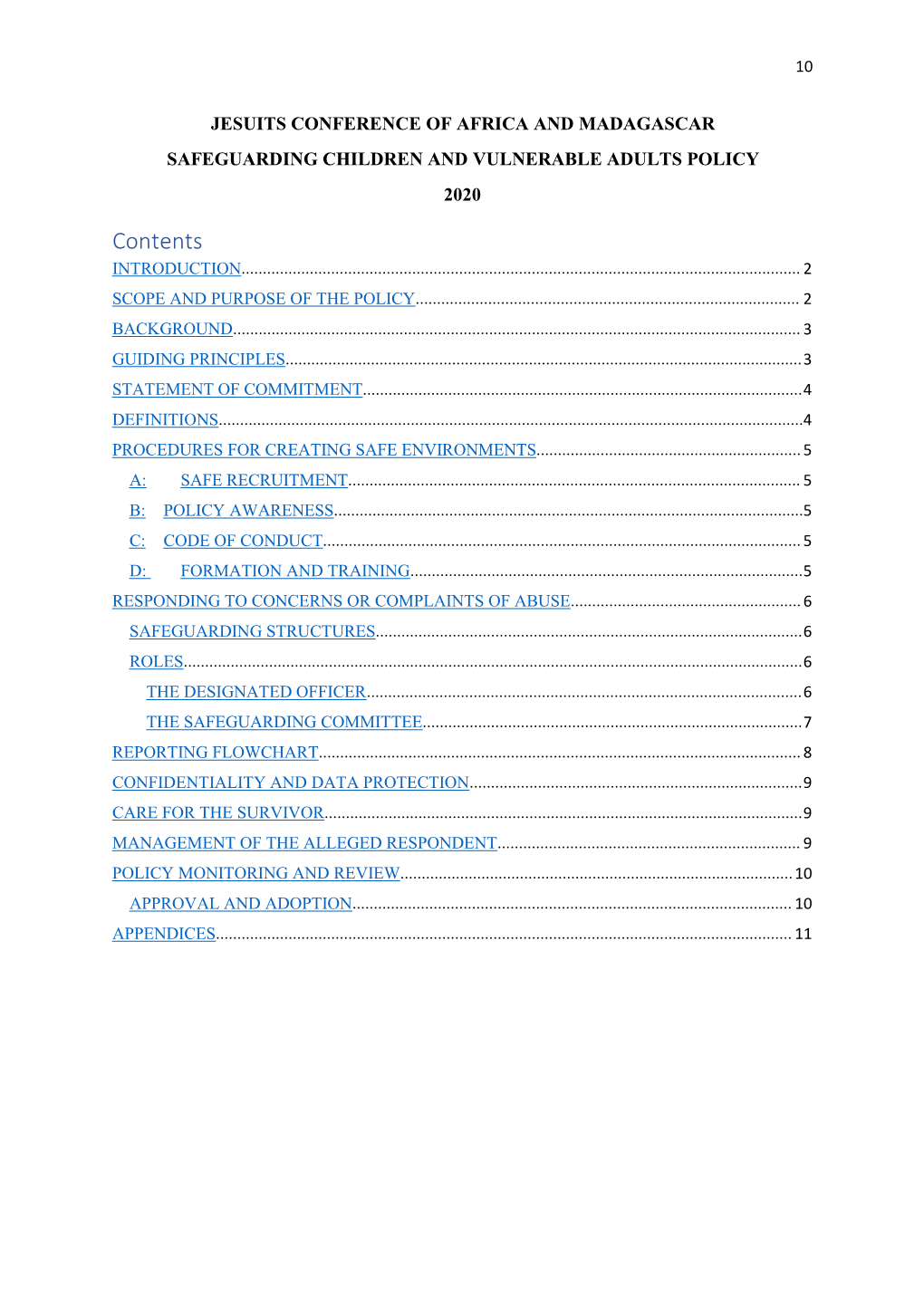 Contents INTRODUCTION