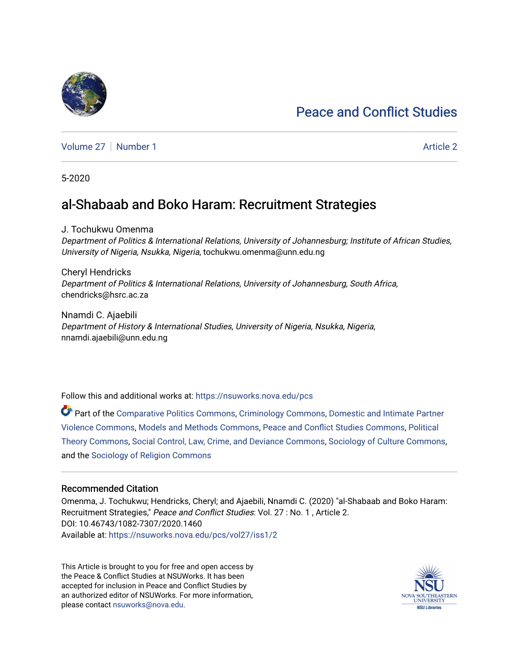 Al-Shabaab and Boko Haram: Recruitment Strategies