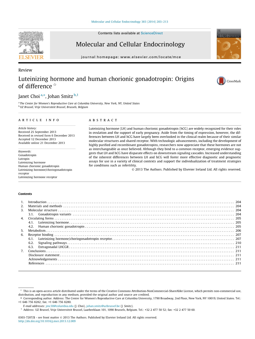 Luteinizing Hormone and Human Chorionic Gonadotropin