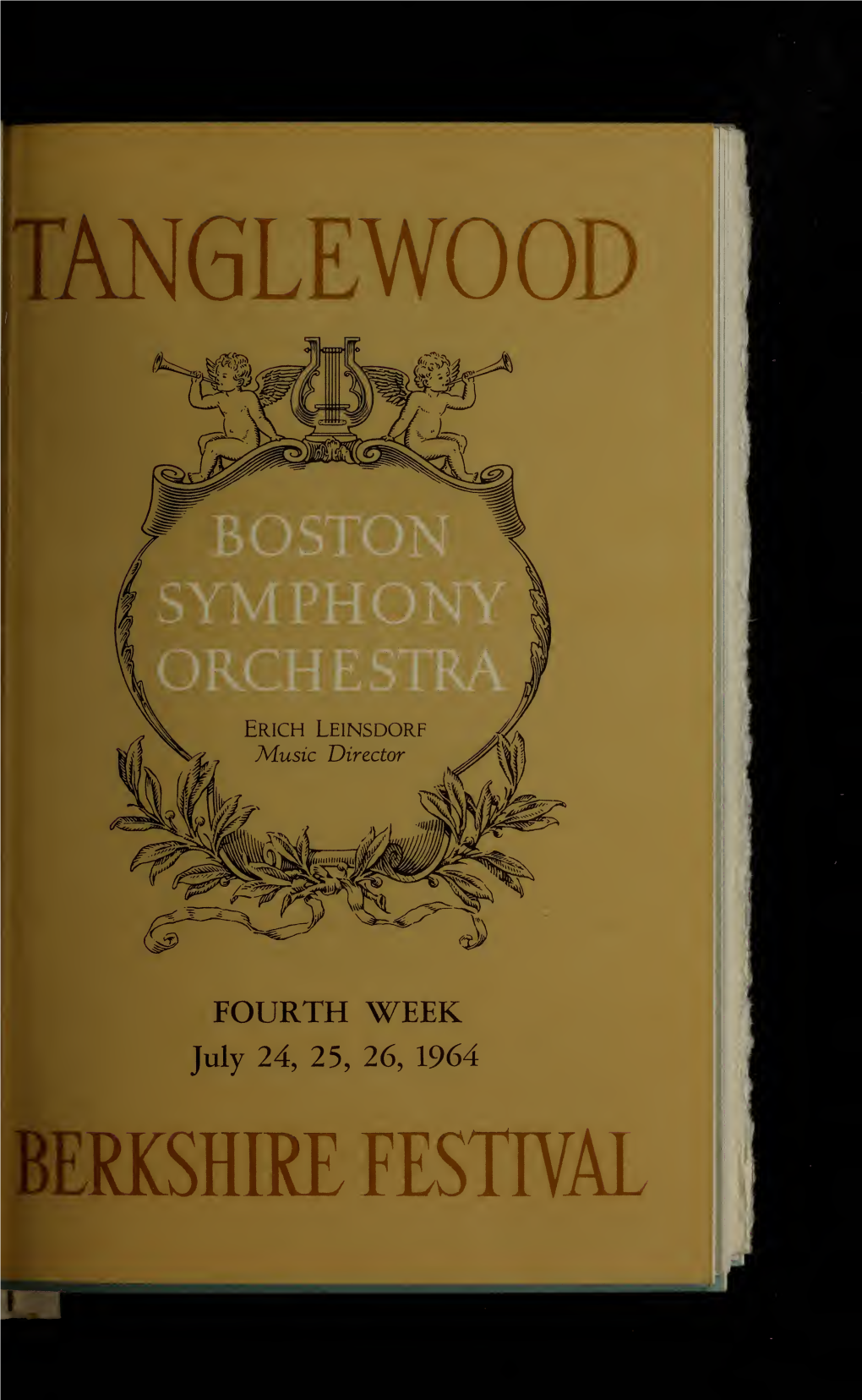 Boston Symphony Orchestra Concert Programs, Summer, 1963-1964