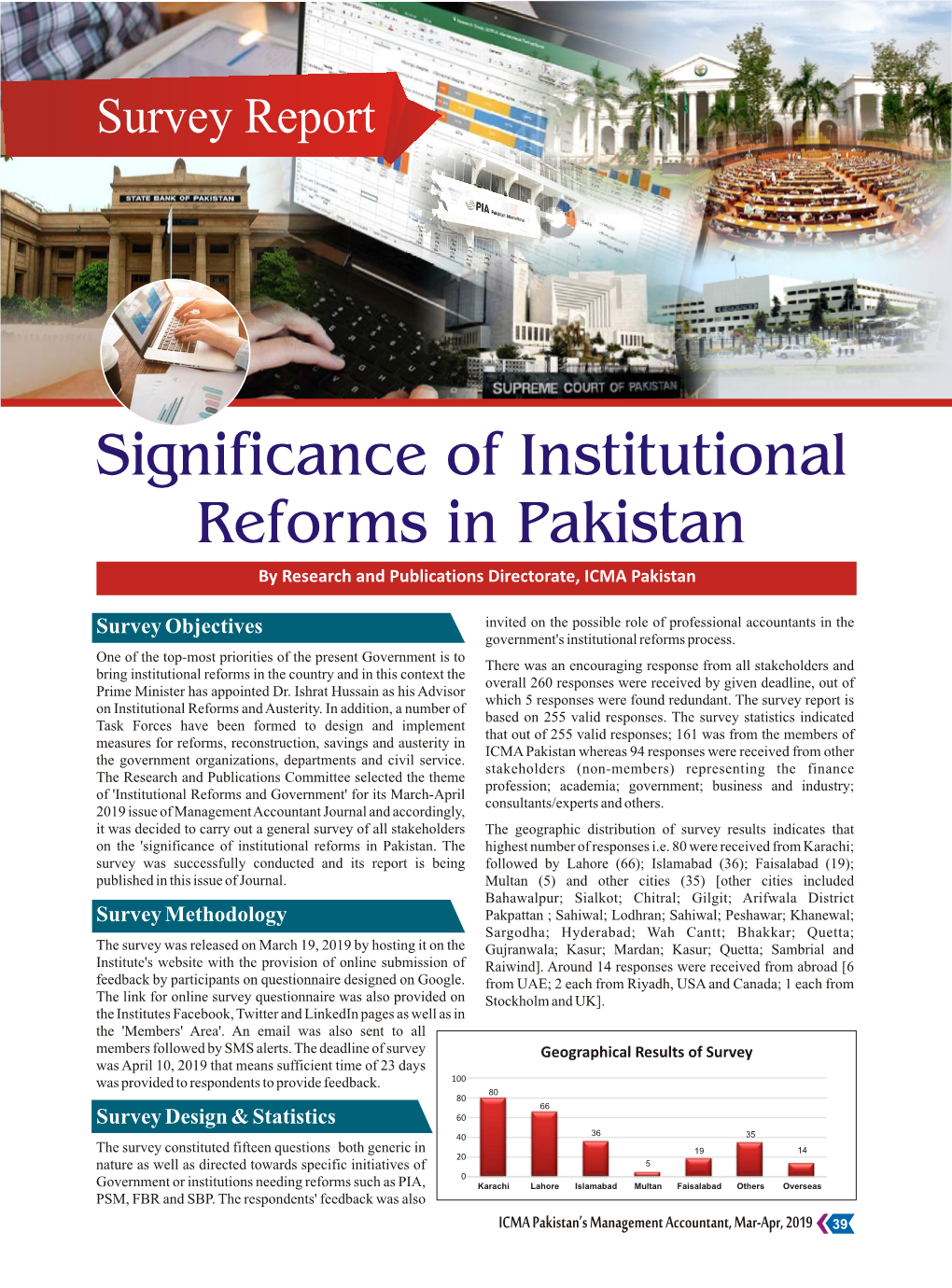 7-Survey Report on Significance of Institutional Reforms