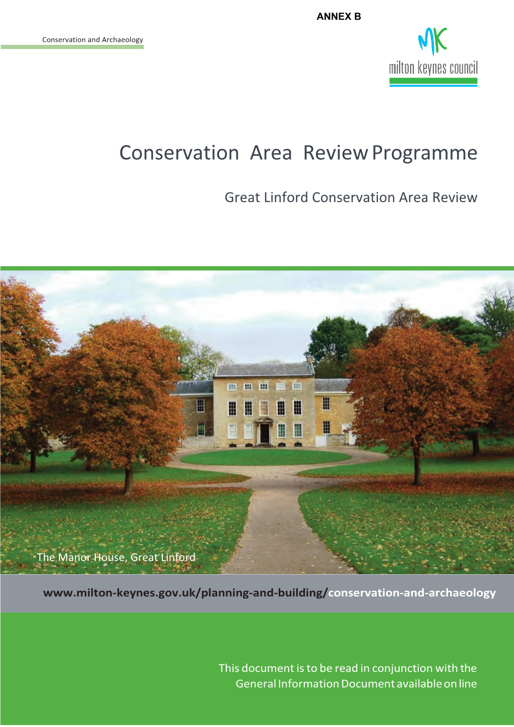 Conservation Area Review Programme