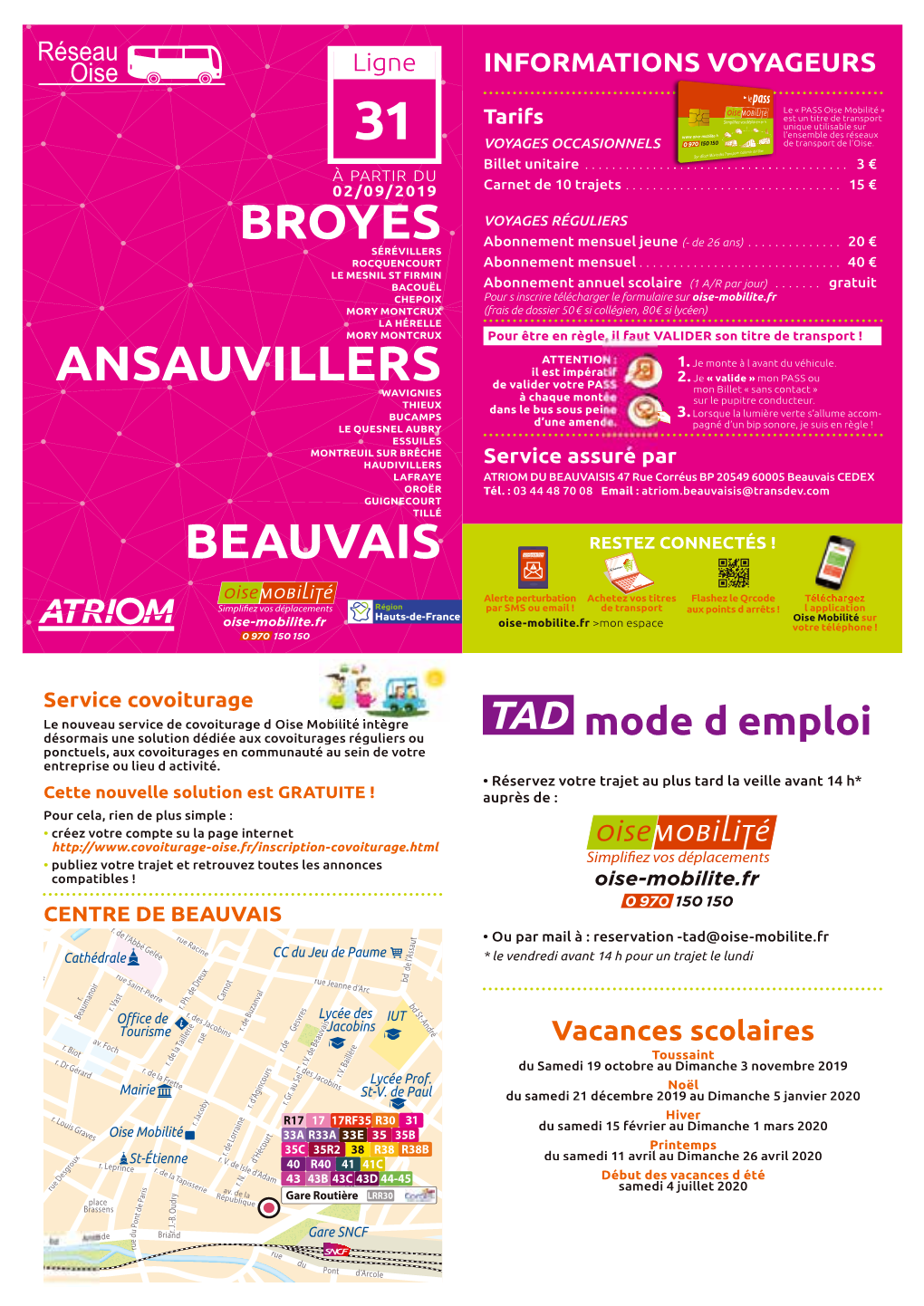 BROYES ANSAUVILLERS BEAUVAIS Broyes Beauva