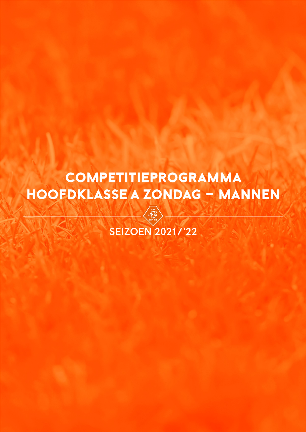 Competitieprogramma Hoofdklasse a Zondag - Mannen