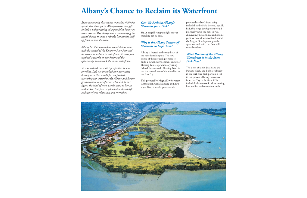 Albany's Chance to Reclaim Its Waterfront