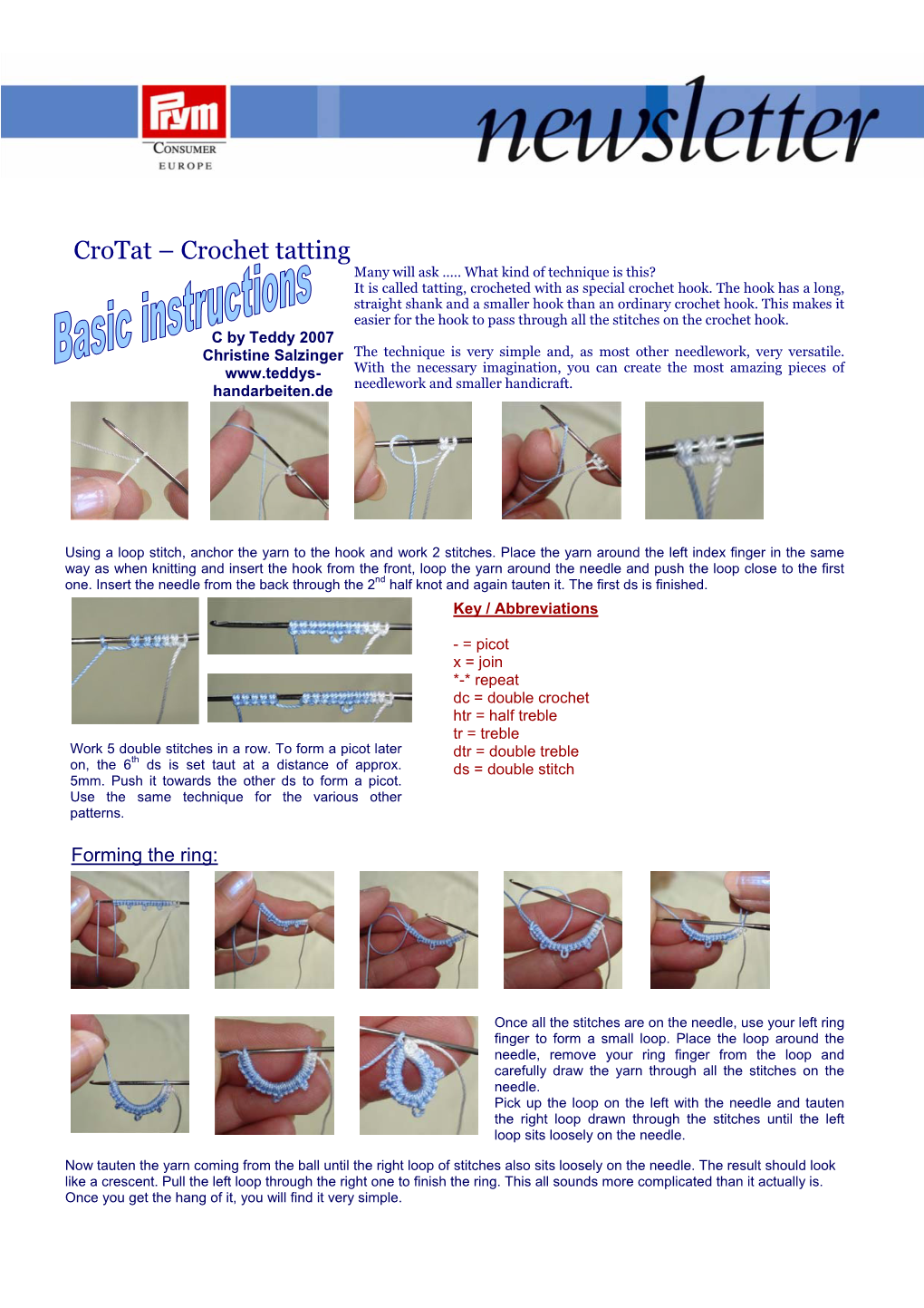 Crotat – Crochet Tatting Many Will Ask