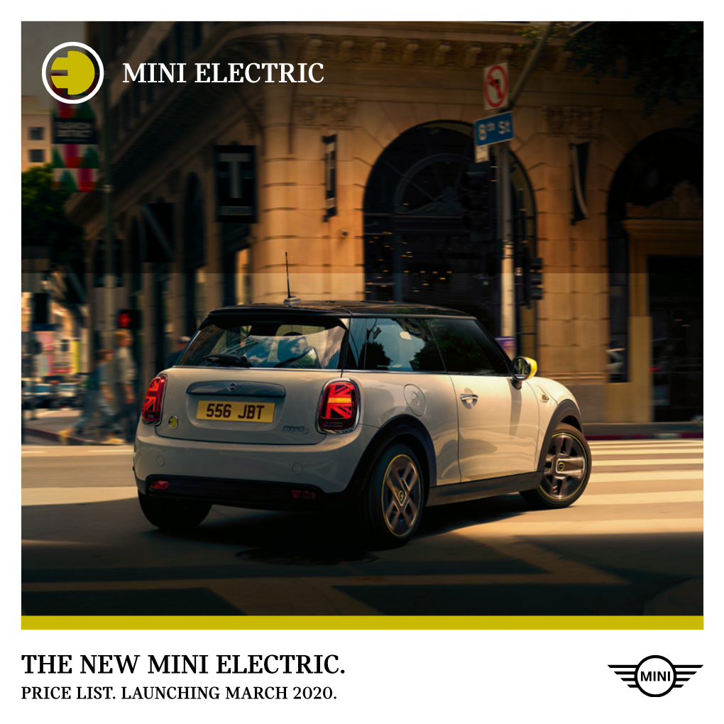 The New MINI Electric Price List