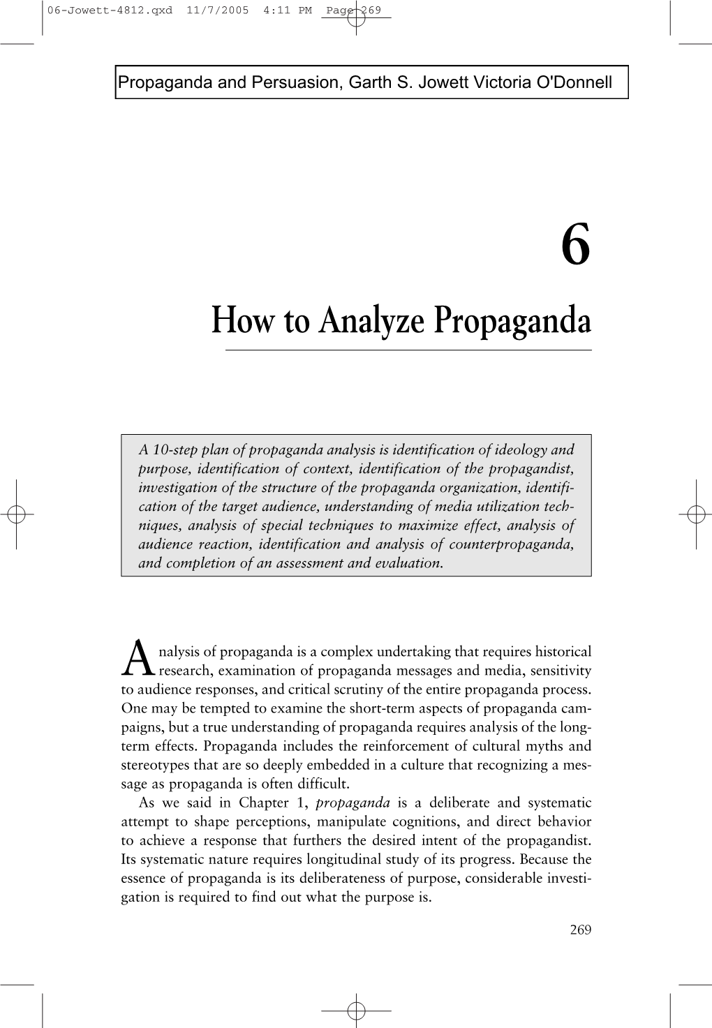 How to Analyze Propaganda
