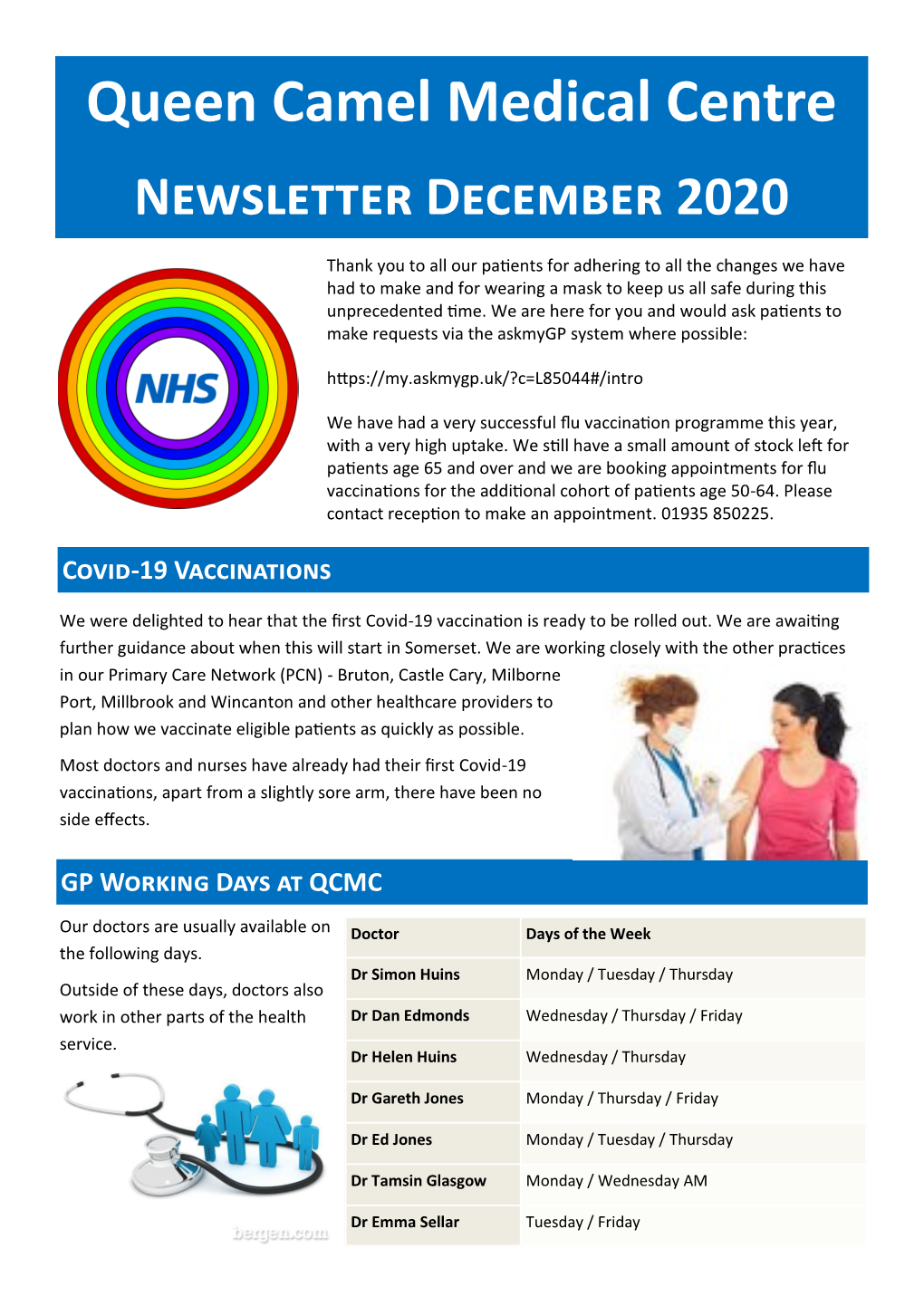 Newsletter December 2020