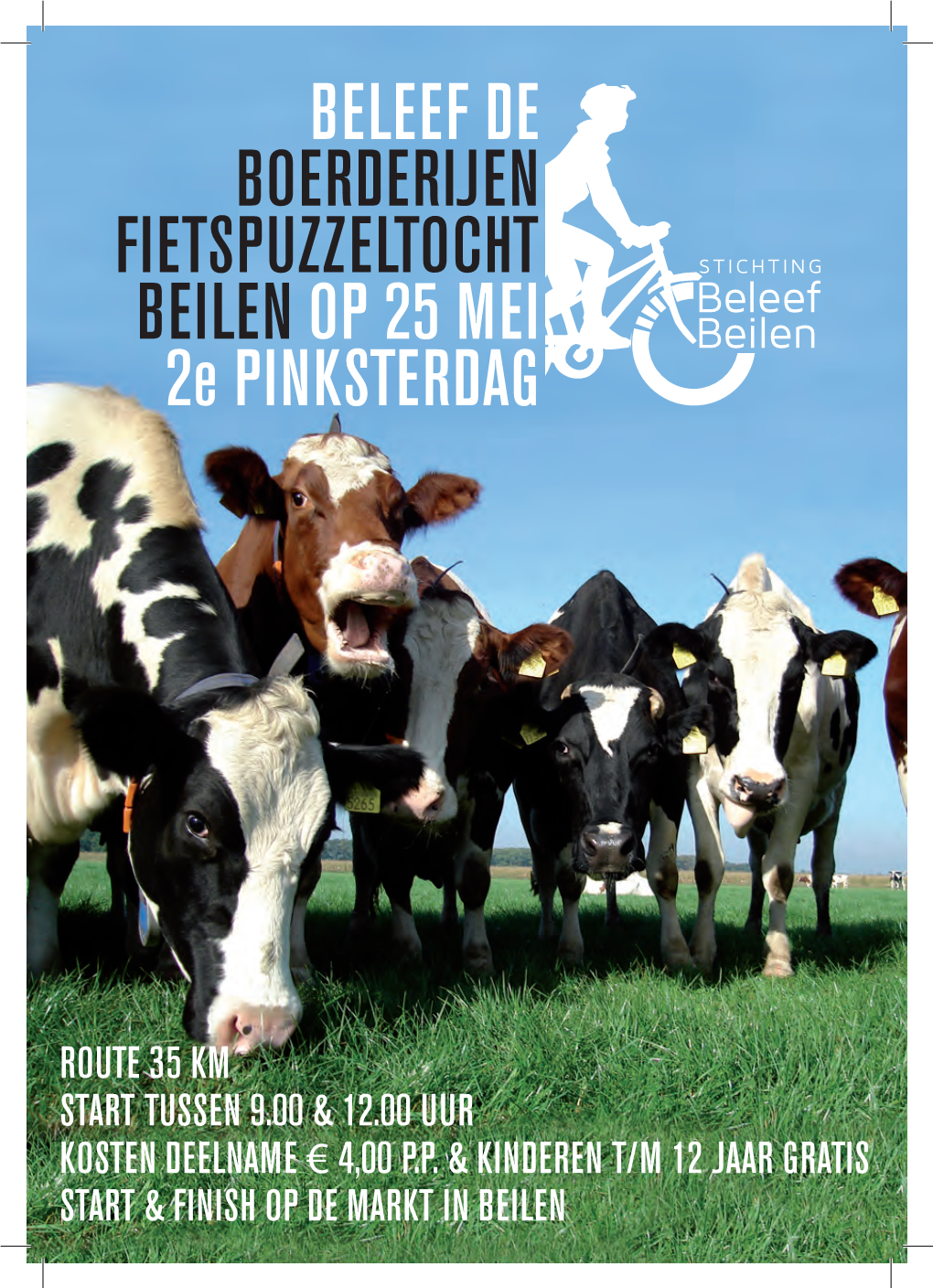 BELEEF DE BOERDERIJEN FIETSPUZZELTOCHT BEILEN OP 25 MEI 2E PINKSTERDAG