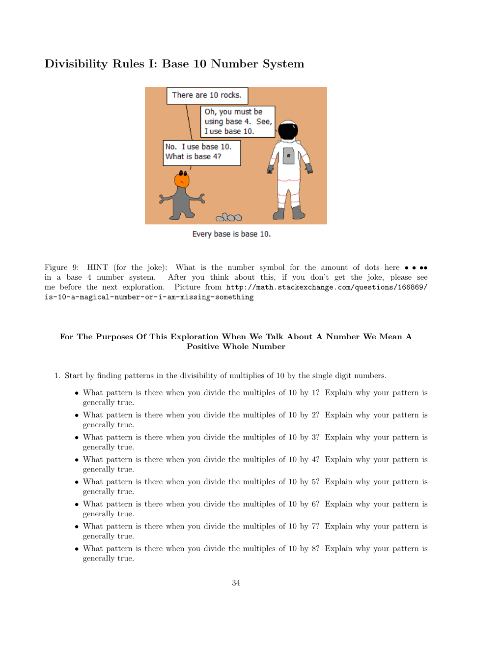 Divisibility Rules Base 10