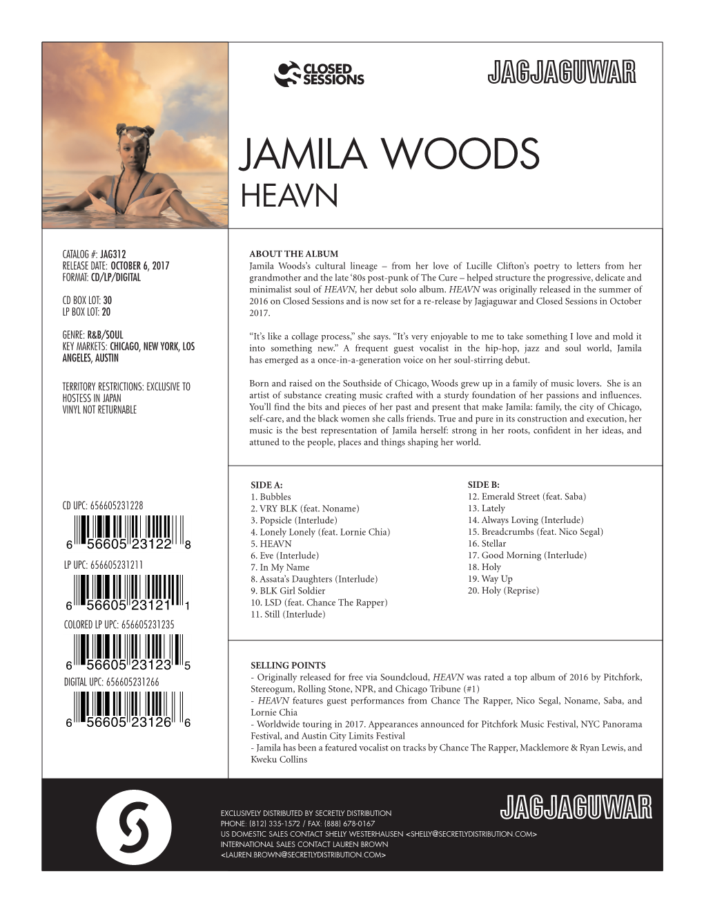 Jamila Woods Heavn