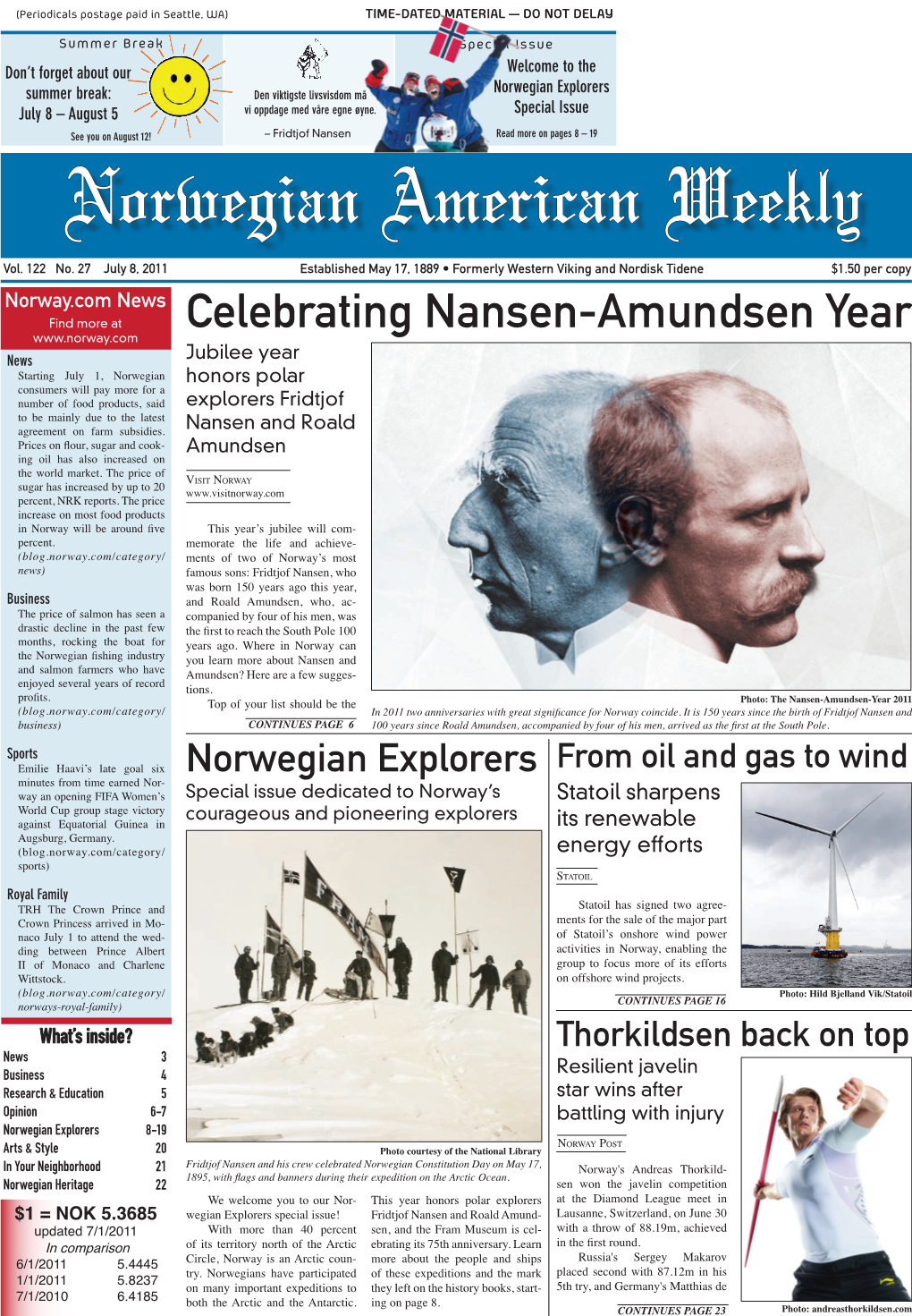 Celebrating Nansen-Amundsen Year