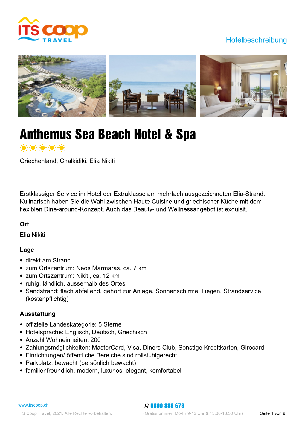 Anthemus Sea Beach Hotel &