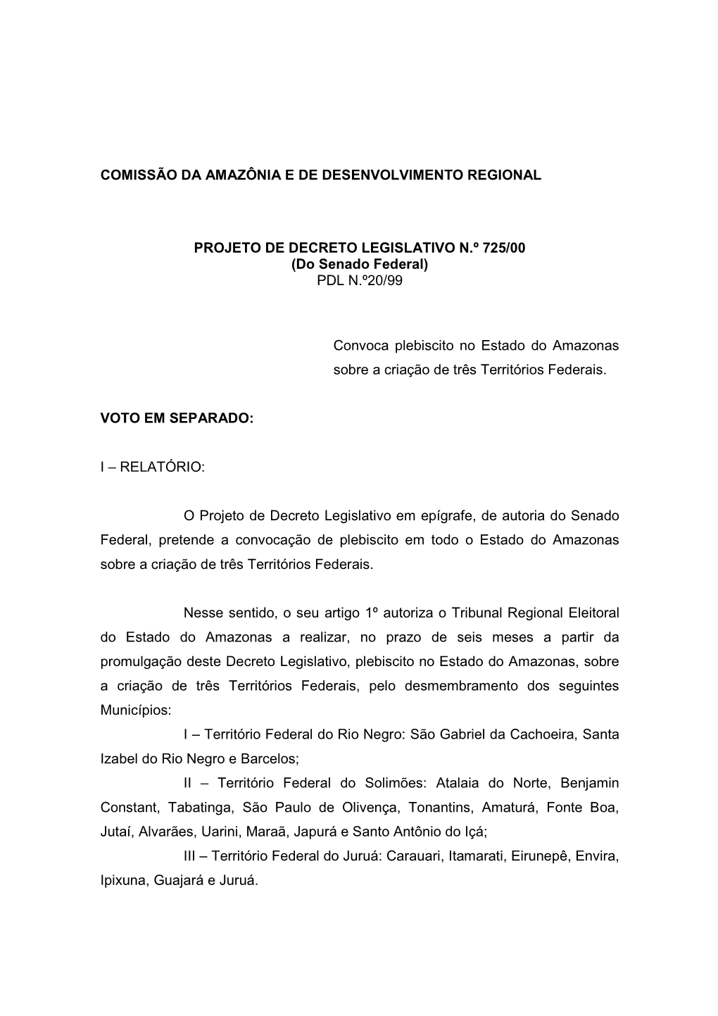 Comissão Da Amazônia E De Desenvolvimento Regional