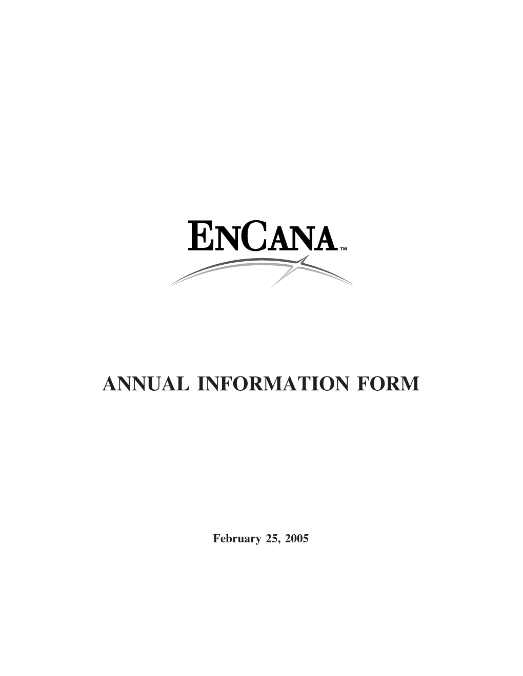 2005 Annual Information Form