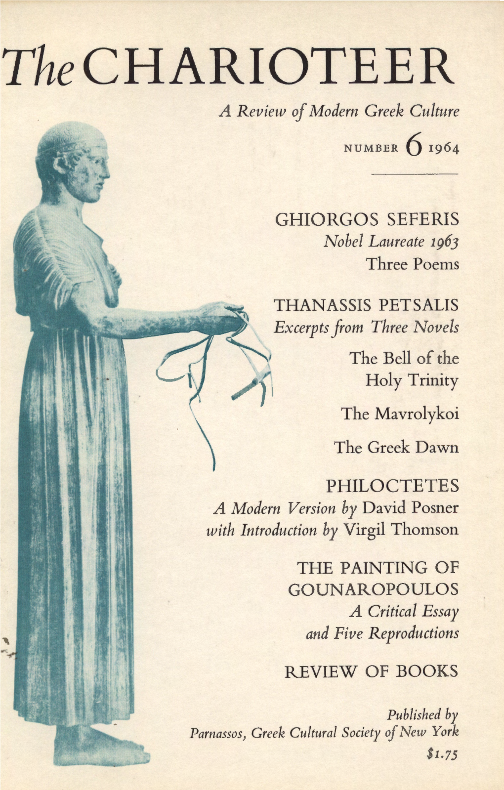 The CHARIOTEER a Review of Modern Greek Culture