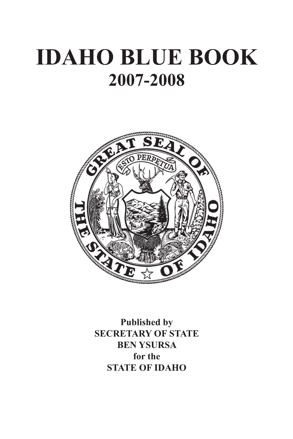 Idaho Blue Book 2007-2008