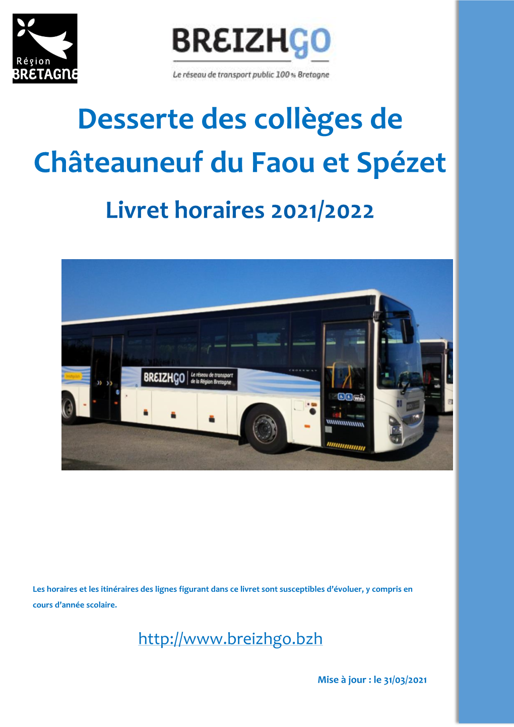 Desserte Des Collèges De Châteauneuf Du Faou Et Spézet