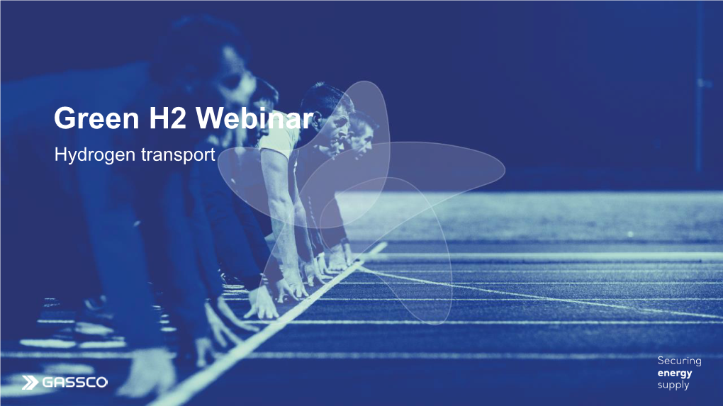 Green H2 Webinar Hydrogen Transport the Norwegian Gas Transport System