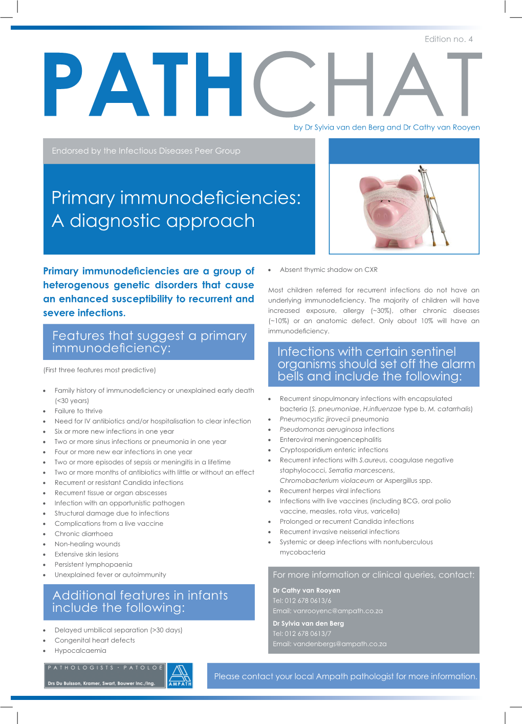 Primary Immunodeficiencies: a Diagnostic Approach
