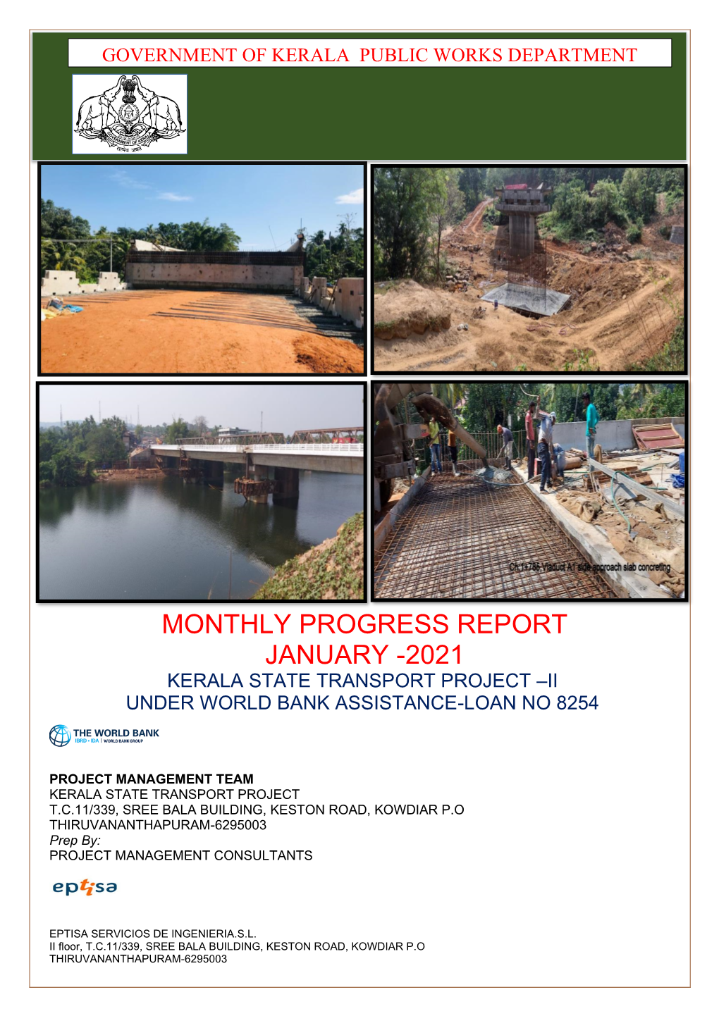 Monthly Progress Report -January-2021