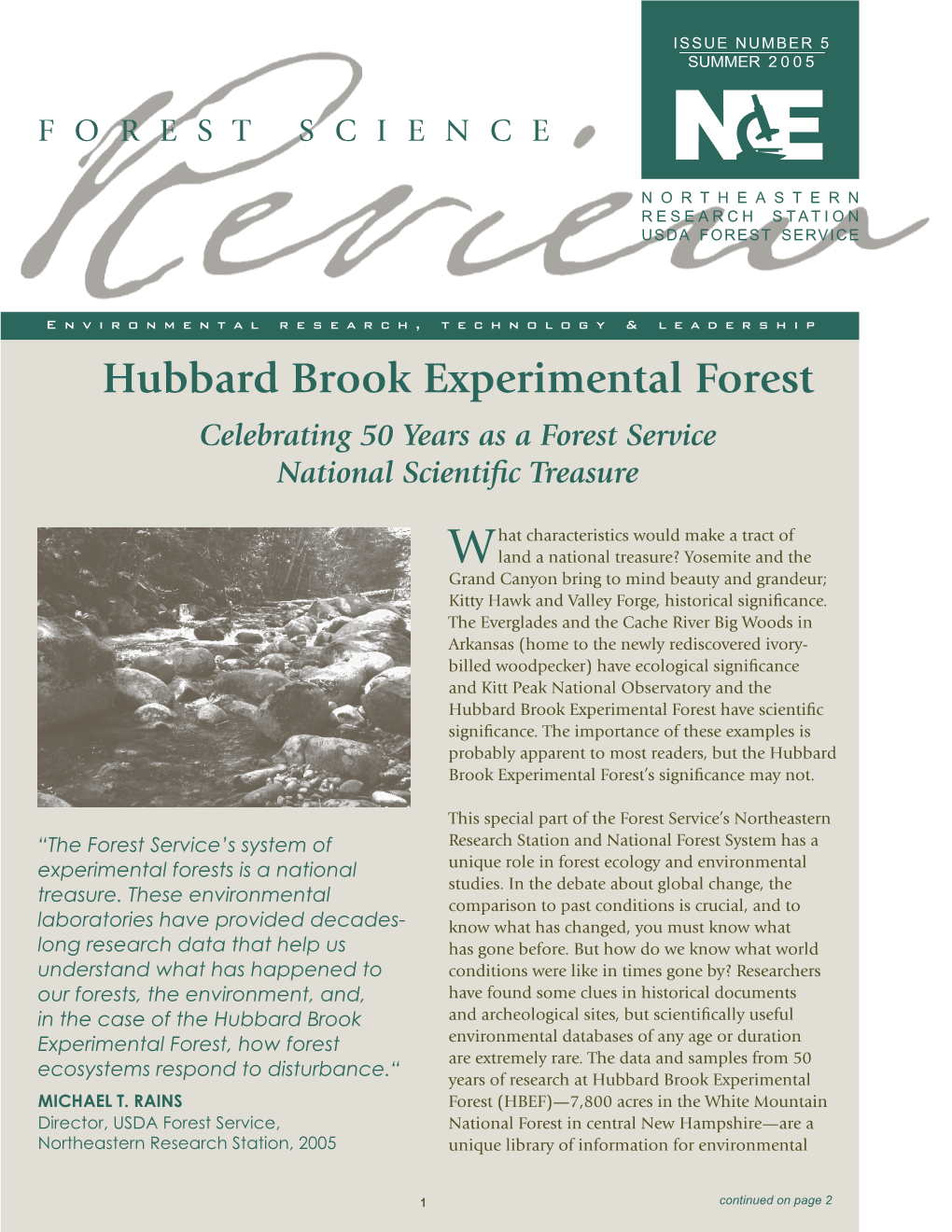 Hubbard Brook Experimental Forest