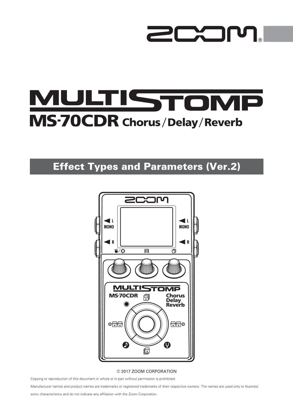 MS-70CDR Effects List (Ver.2)