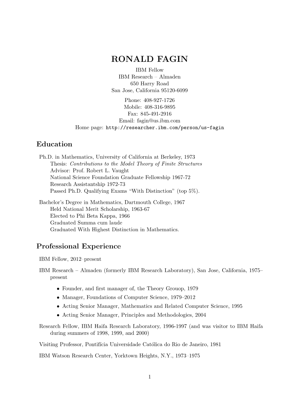 Ronald Fagin