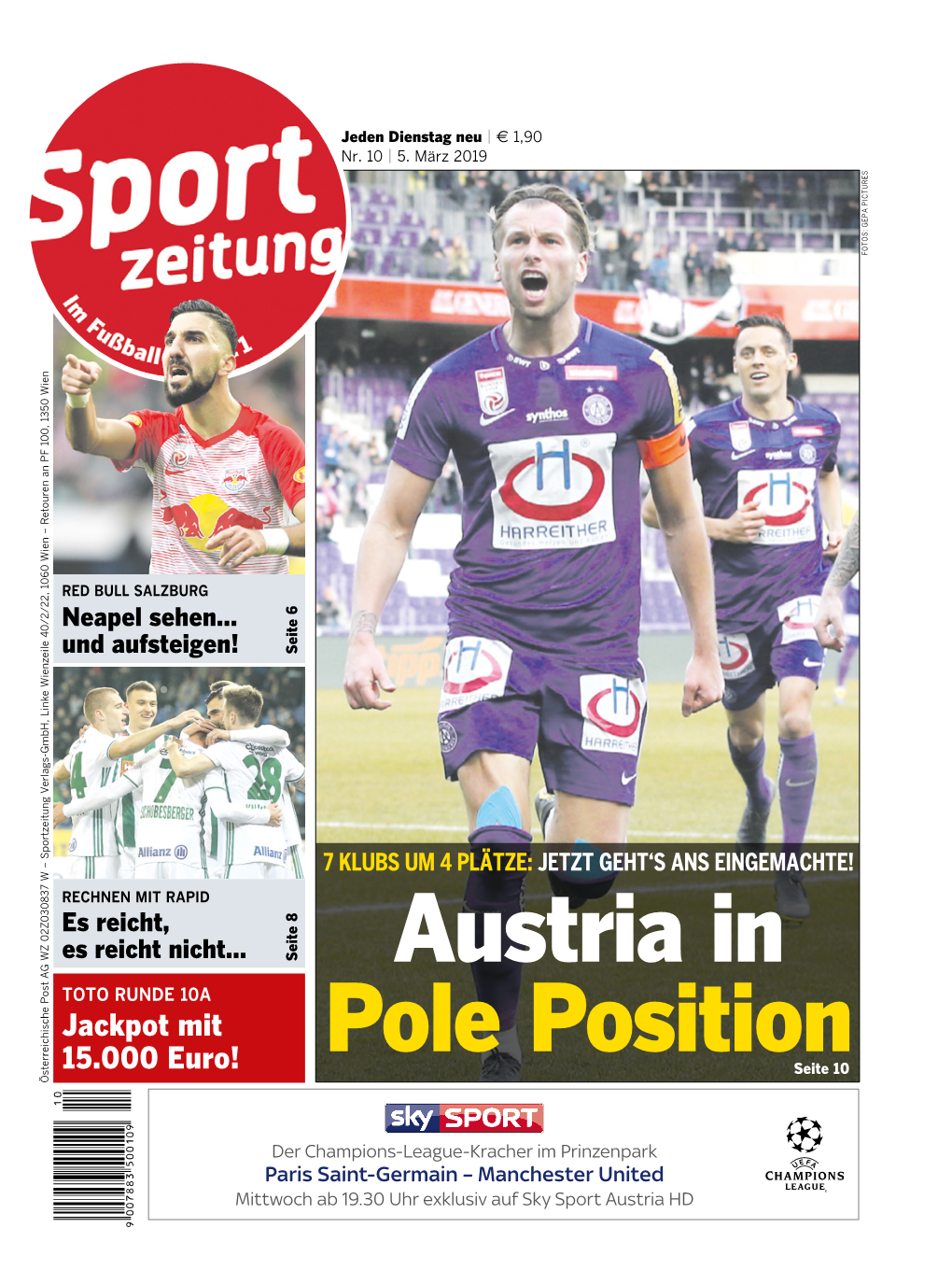 Austria in Pole Position