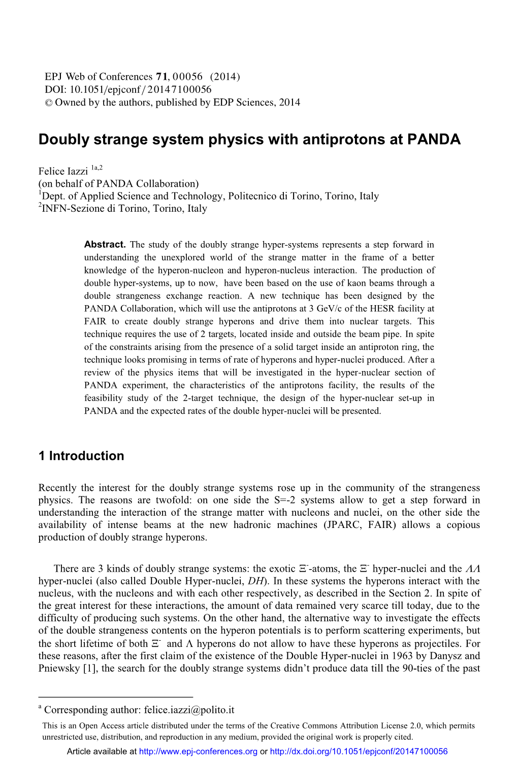 Doubly Strange System Physics with Antiprotons at PANDA