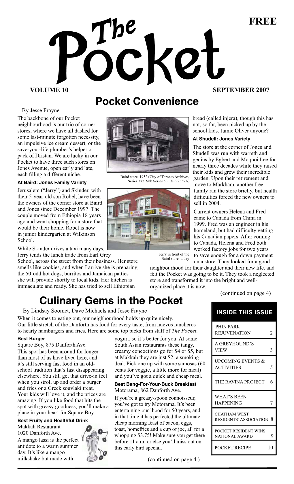 FREE Pocket Convenience Culinary Gems in the Pocket