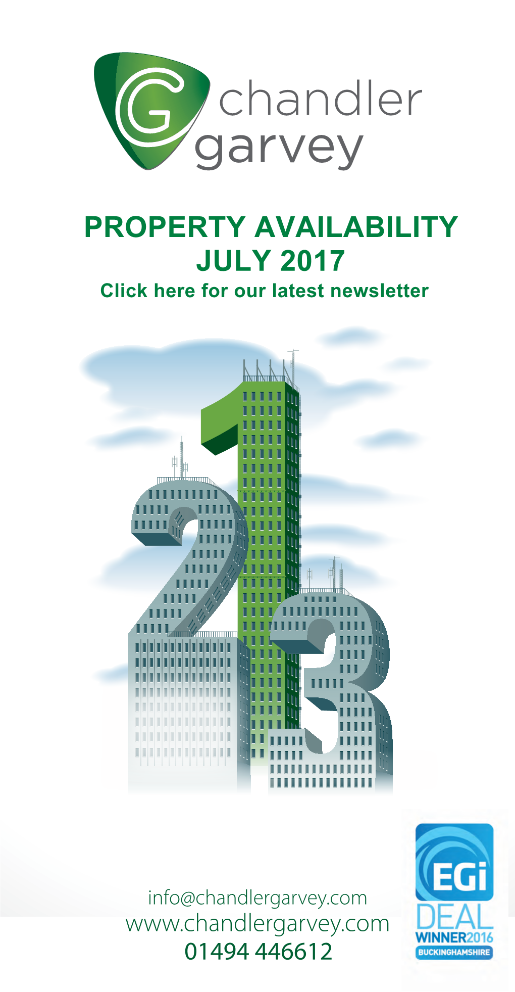PROPERTY AVAILABILITY JULY 2017 Click Here for Our Latest Newsletter