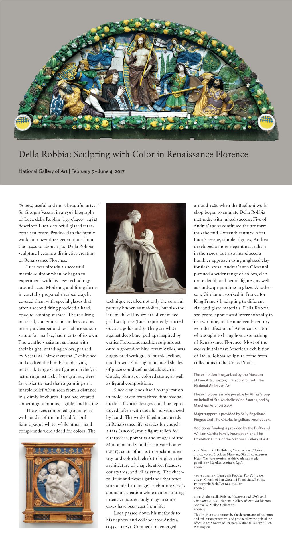 Della Robbia: Sculpting with Color in Renaissance Florence
