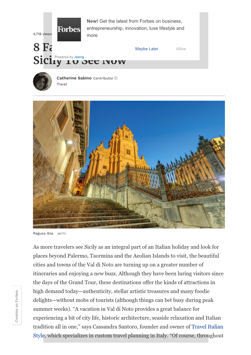 8 Fabulous Cities and Towns in Sicily to See