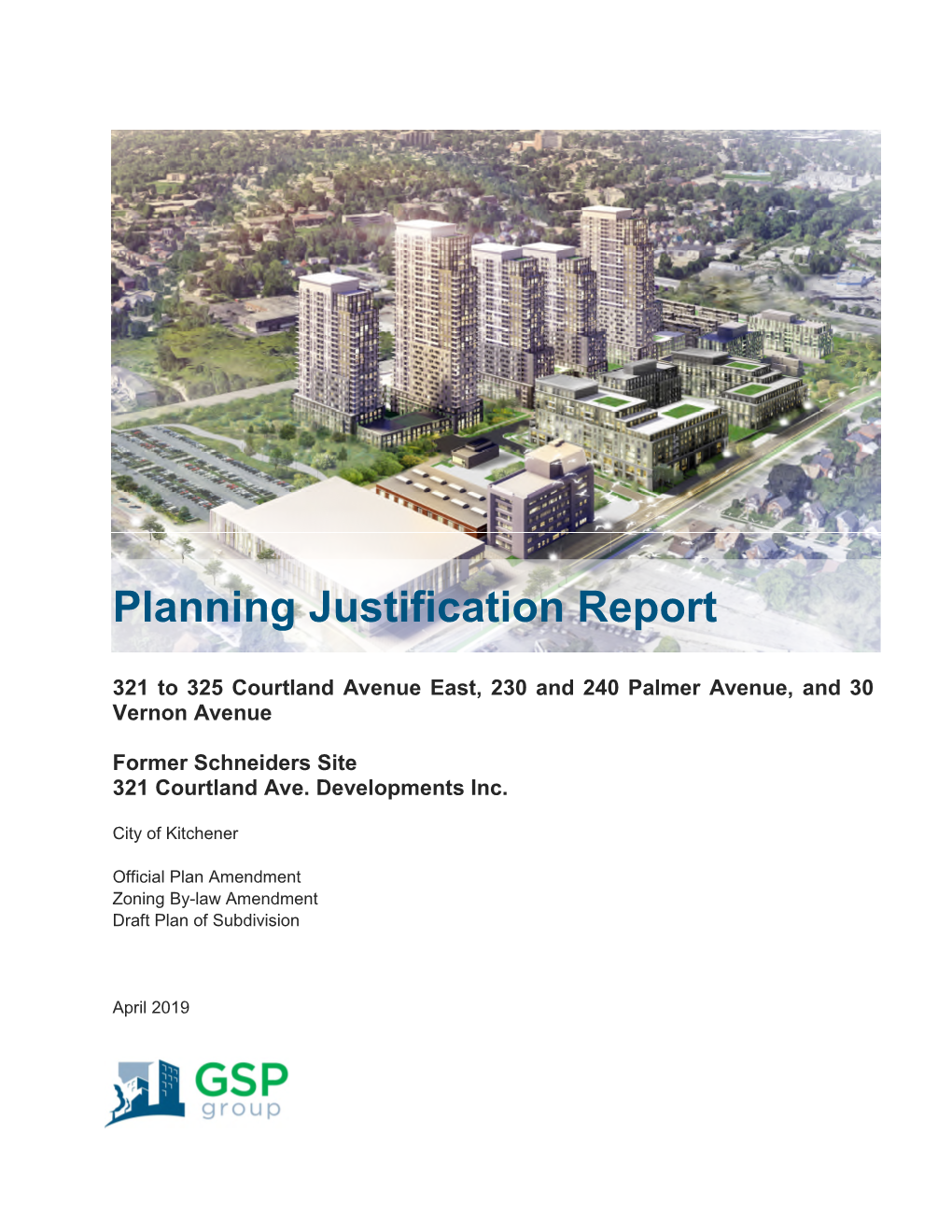 Planning Justification Report