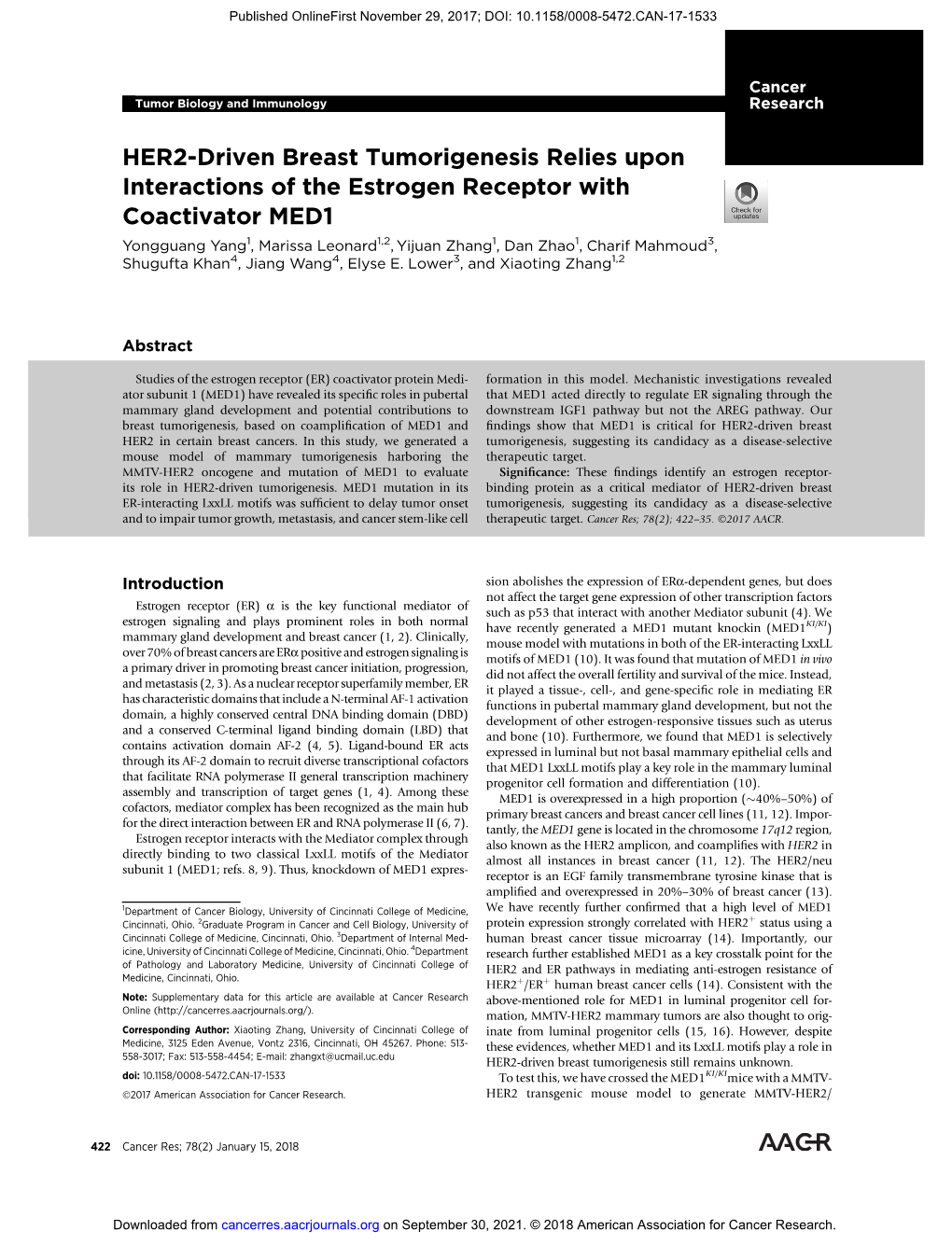 HER2-Driven Breast Tumorigenesis Relies Upon Interactions of The