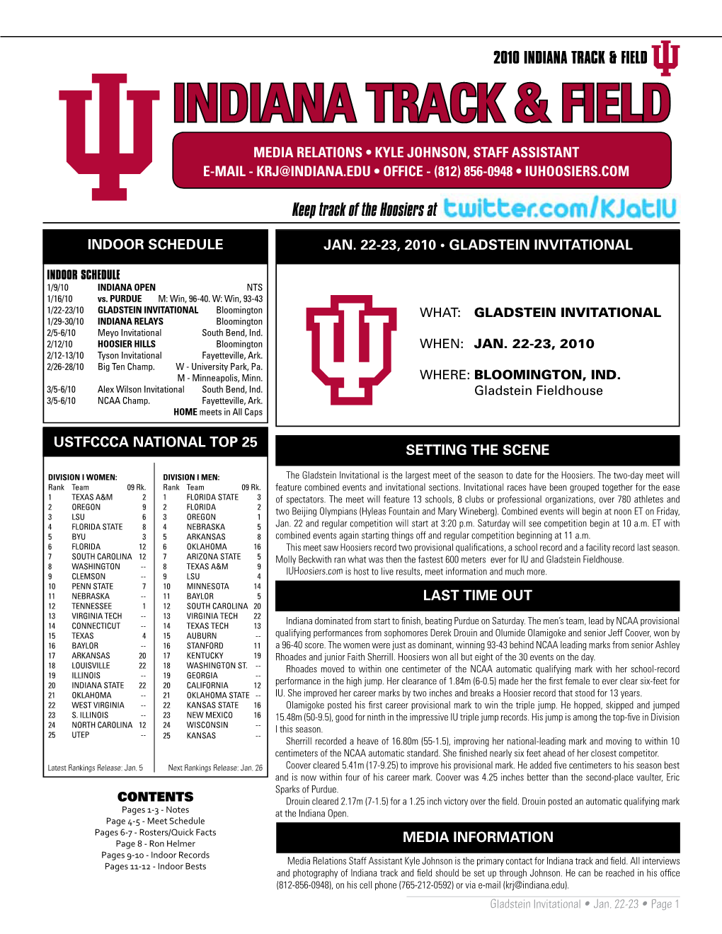 INDIANA Track & Field