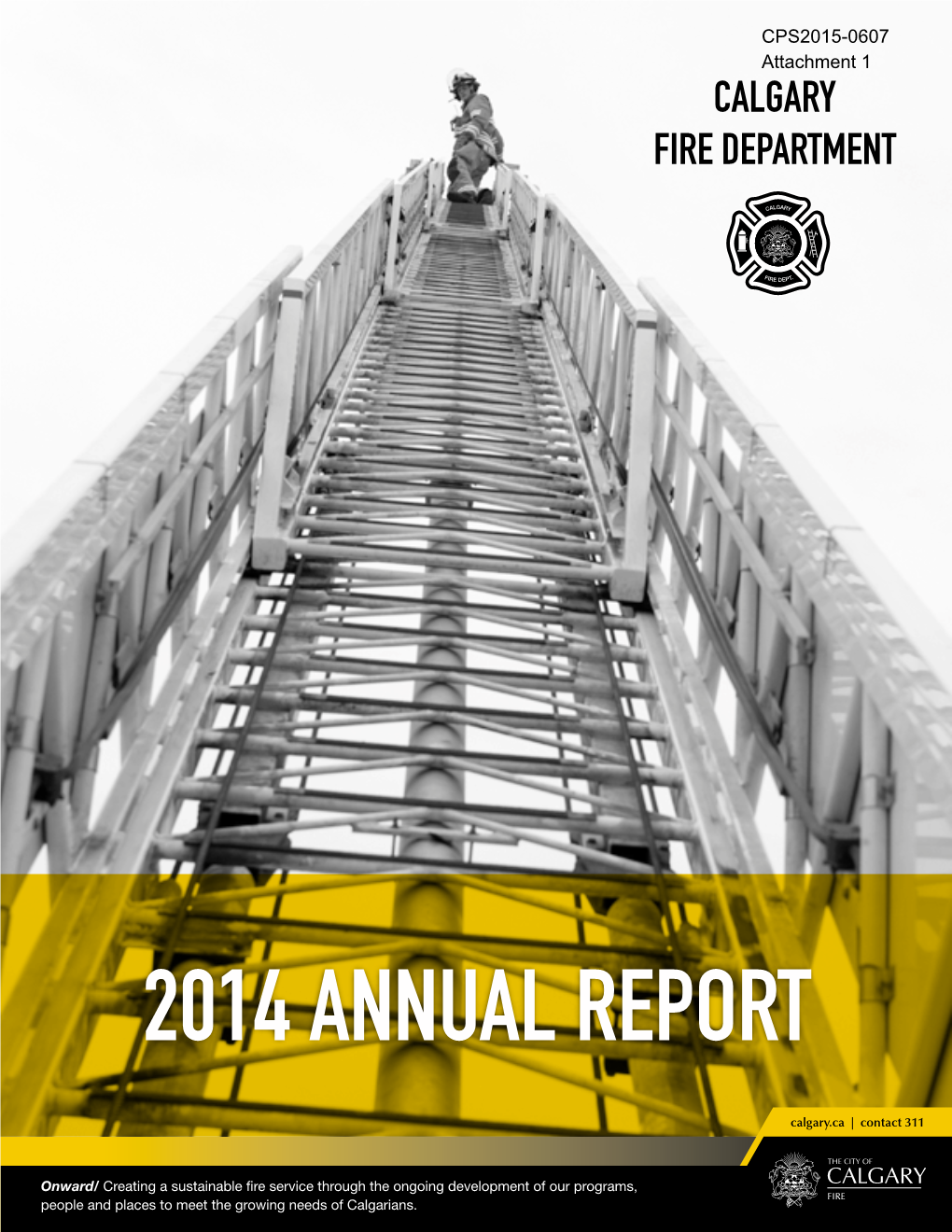 Calgary Fire Department Annual Report 2014