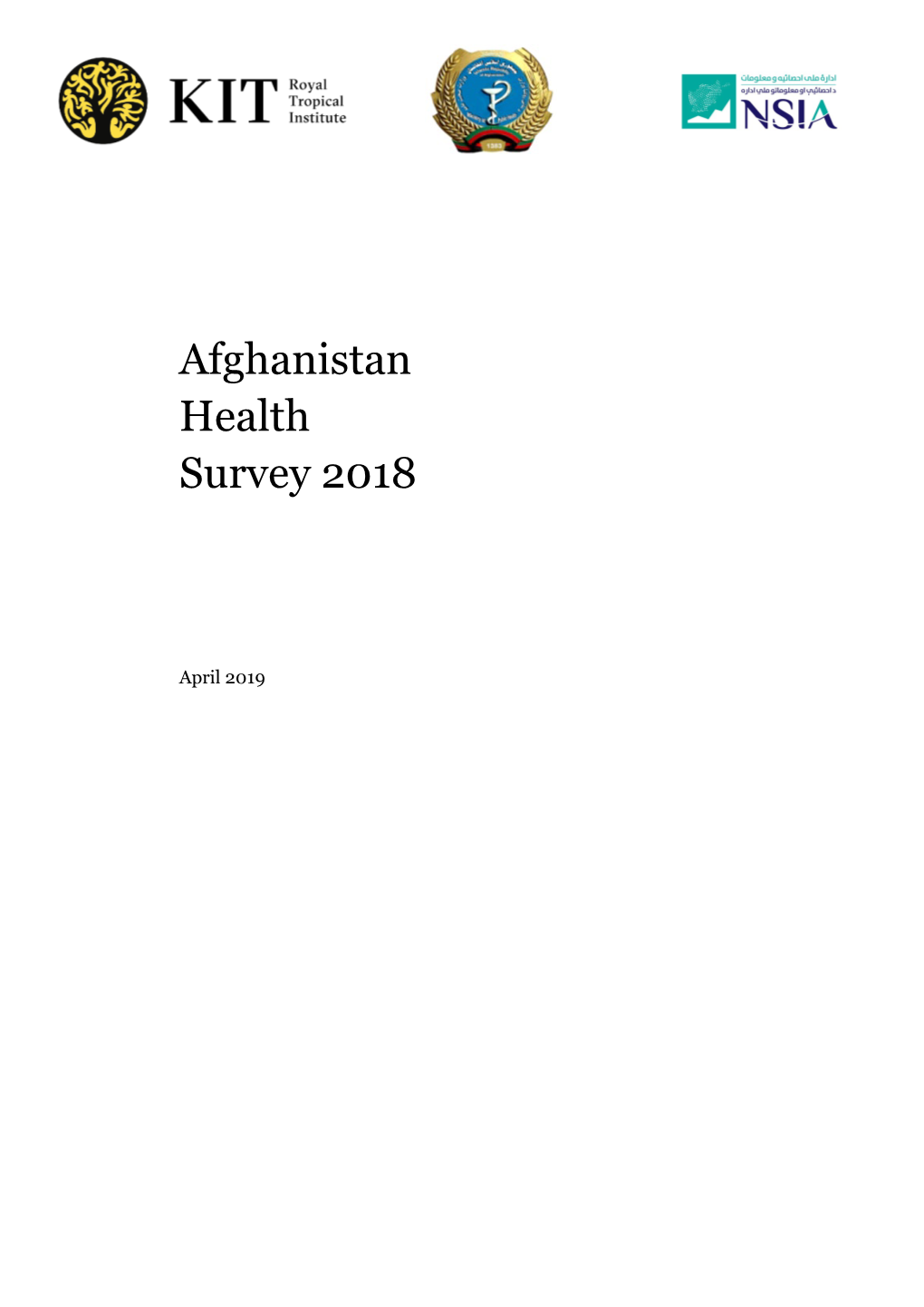 Afghanistan Health Survey 2018 Final Report
