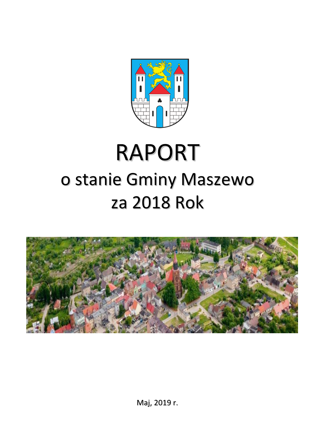 Raport O Stanie Gminy Maszewo Za 2018