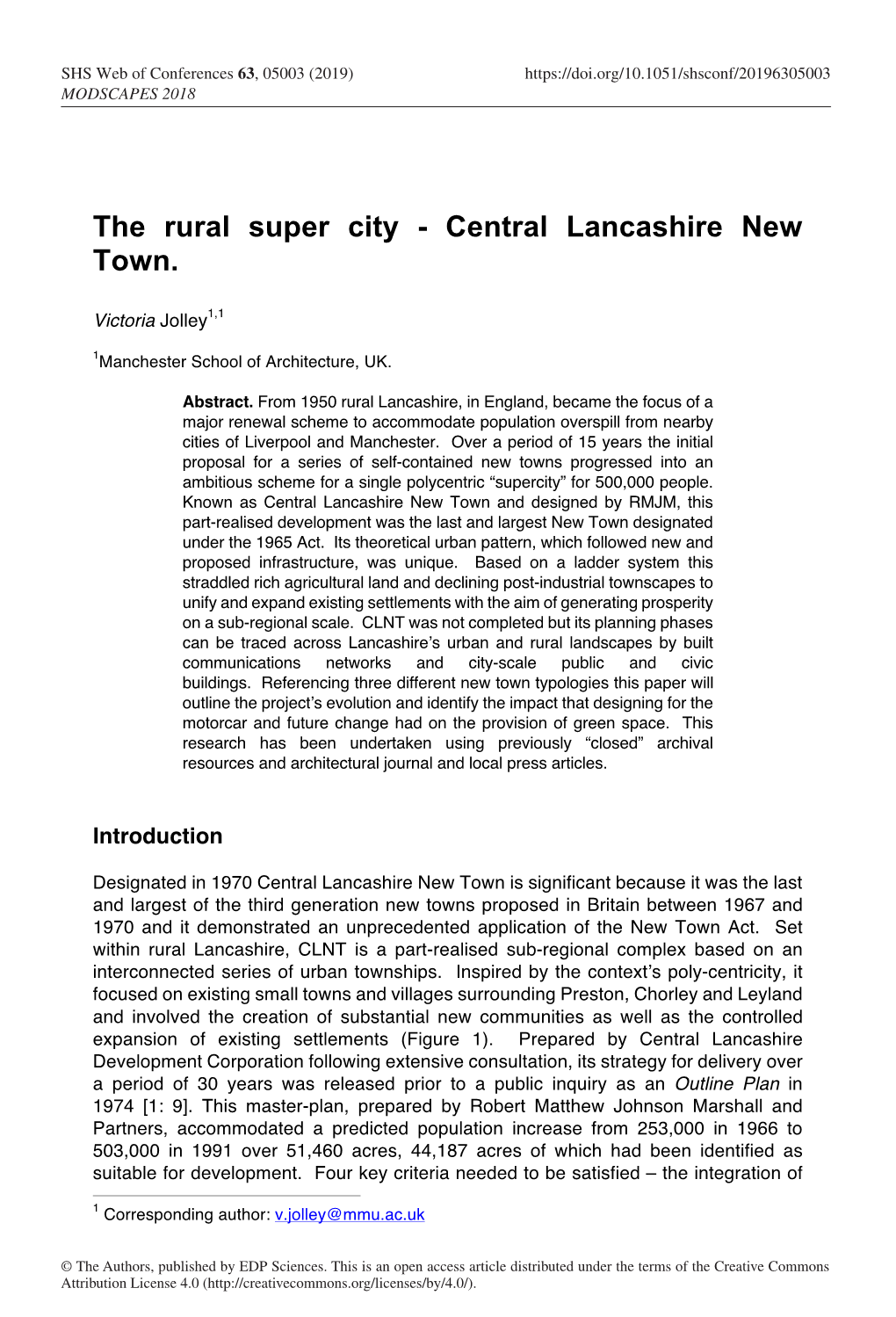 Central Lancashire New Town