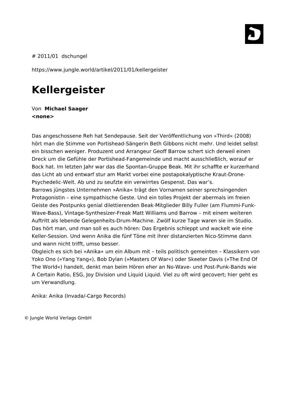 Kellergeister