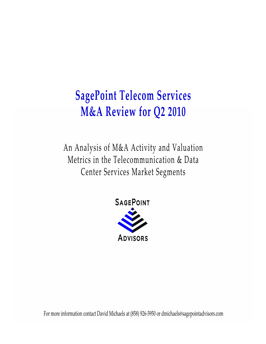 Telecom Services M&A Review