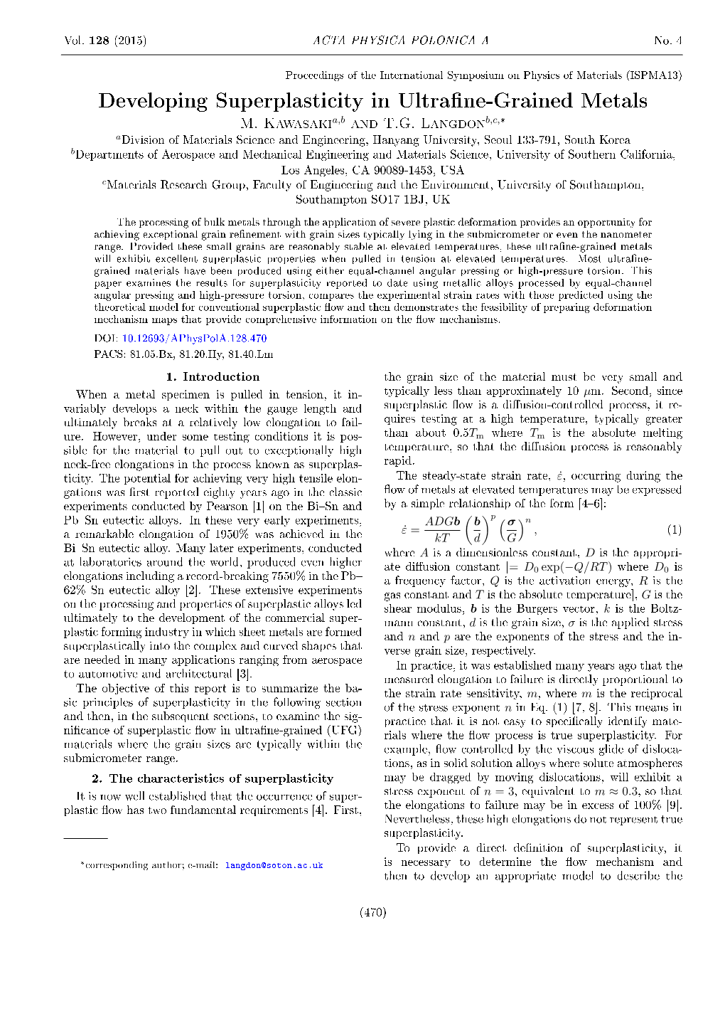 Developing Superplasticity in Ultrafine-Grained Metals