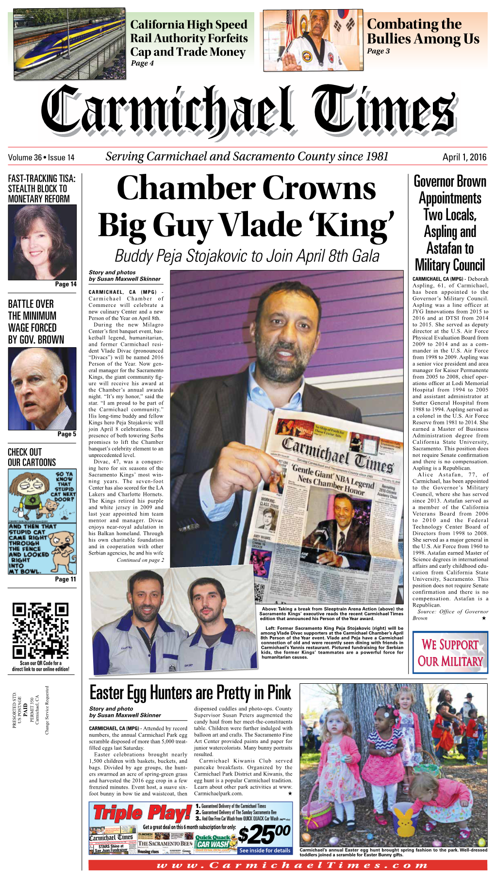 Chamber Crowns Big Guy Vlade 'King'