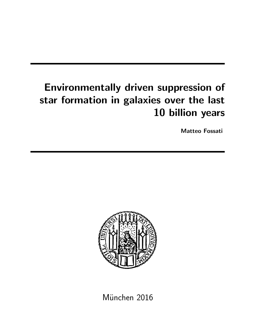 Environmentally Driven Suppression of Star Formation in Galaxies Over the Last 10 Billion Years