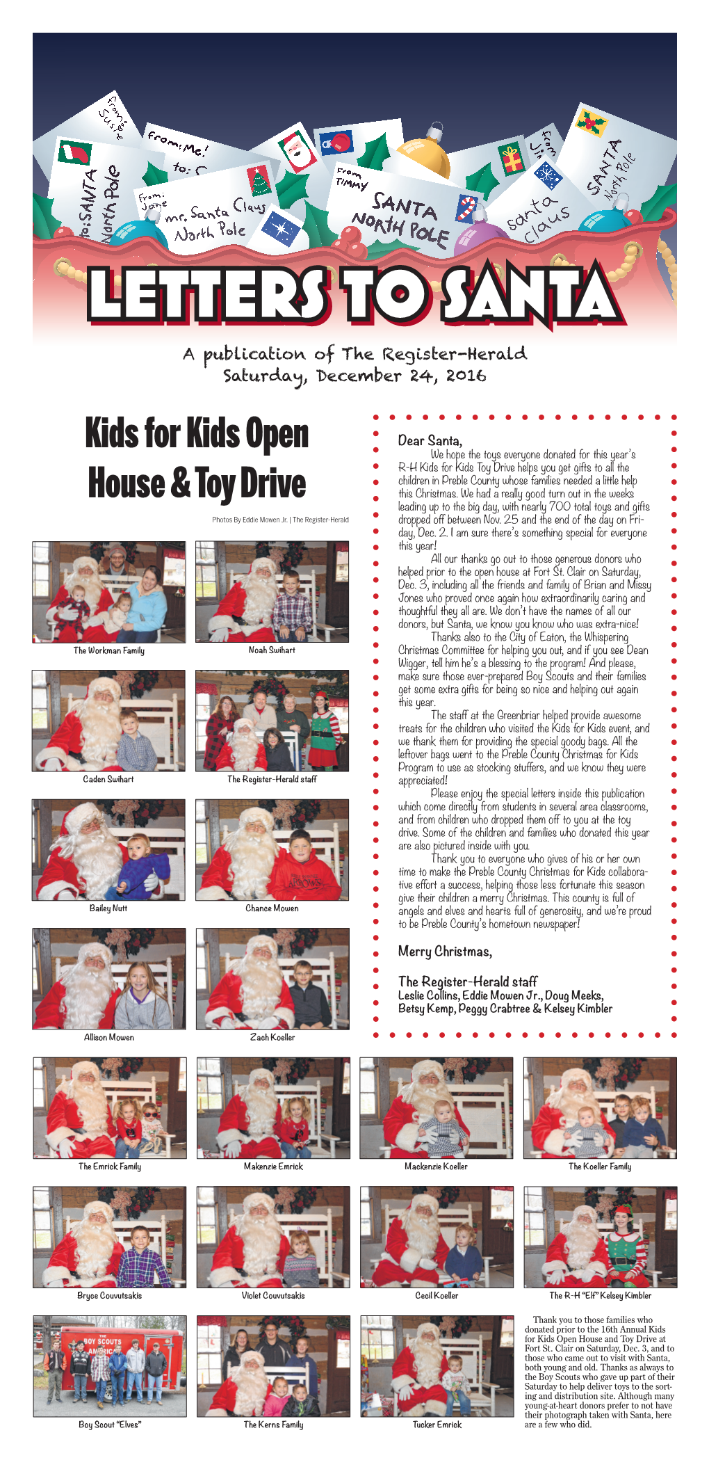 Kids for Kids Open House & Toy Drive