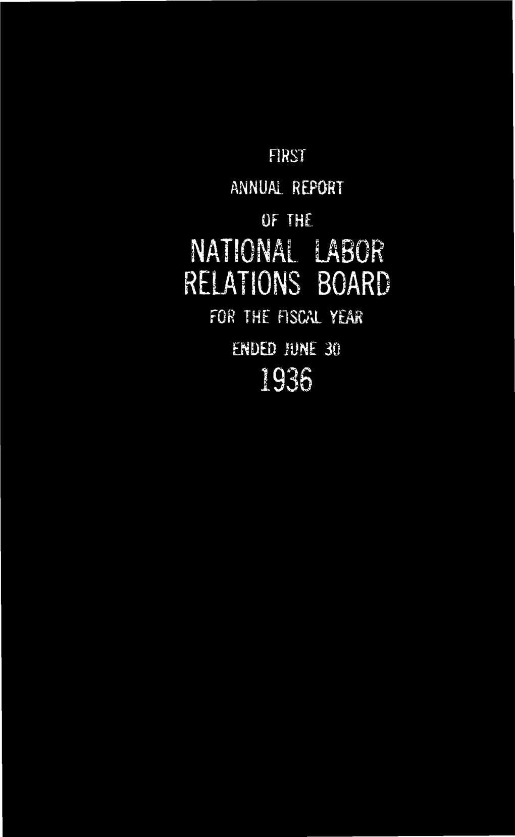 National Labor Relations Board 1936