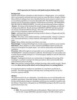 Epidermolysis Bullosa (EB)